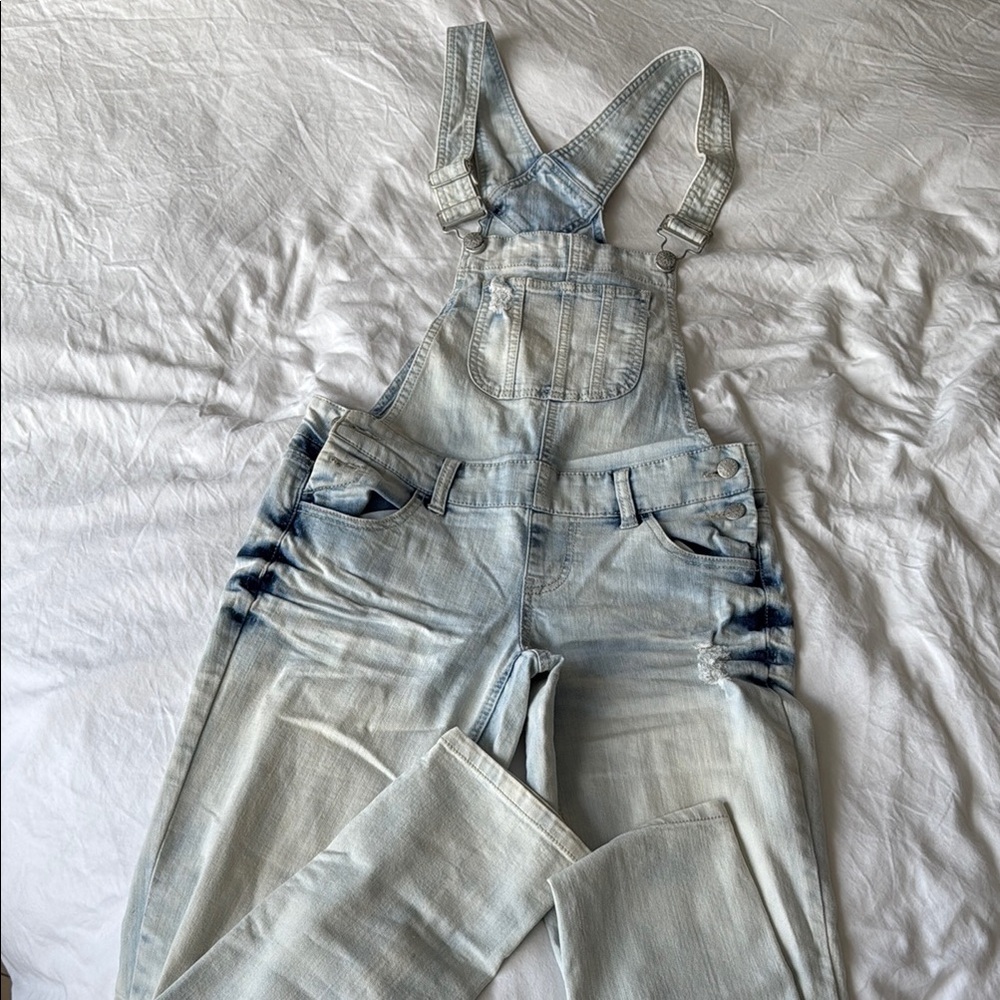 Light Blue Denim Overalls